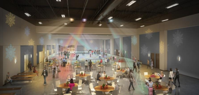 The Ice Rink at The Woodlands Town Center, located at 2005 Lake Robbins Drive, The Woodlands, 77380, opens for the 2016–2017 season, Saturday, November 19, 2016. The new 21,000-square-foot multipurpose facility features ice skating in a main room with lighting, a state-of-the-art sound system, tables for parties and concessions.