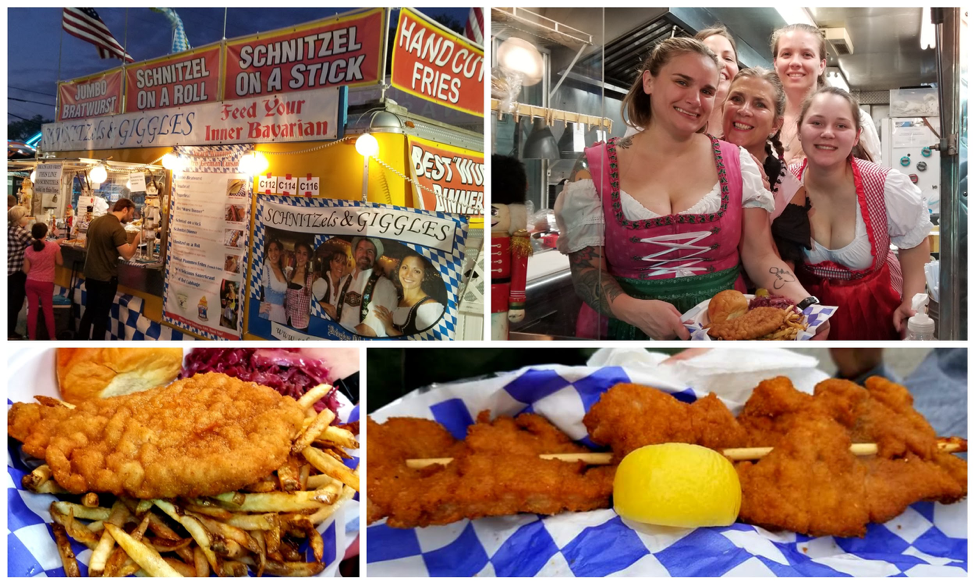 Alexandra Graf and crew of Schnitzel & Giggles