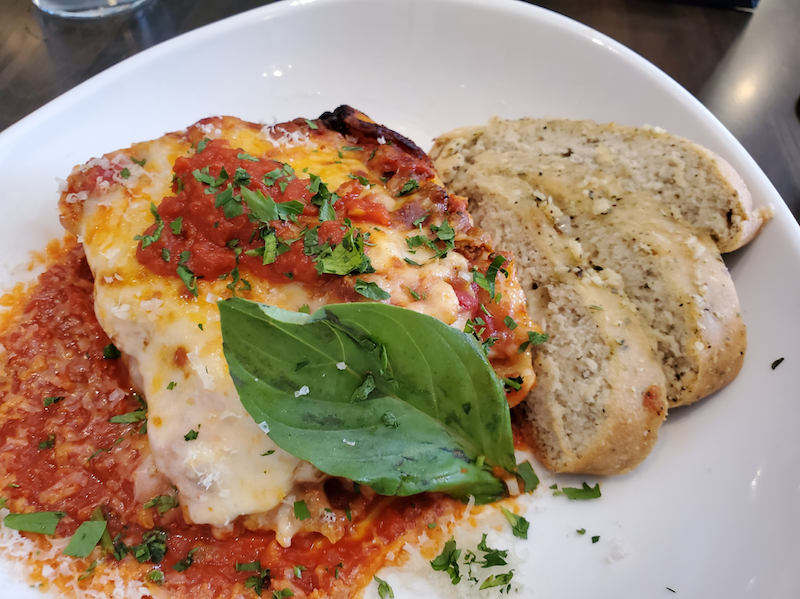 Lasagna Di Radunare - with house speciality meat sauce.
